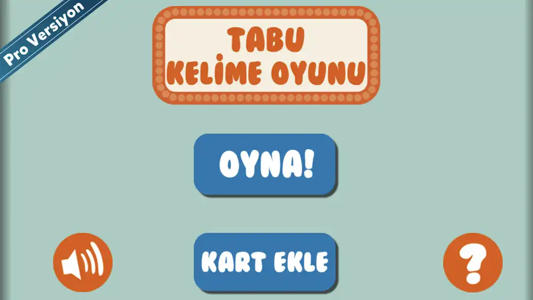 Play Tabu - Yasak Kelime  and enjoy Tabu - Yasak Kelime with UptoPlay
