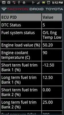 Play Tachyon Droid 2.2 (OBD2 Tool)