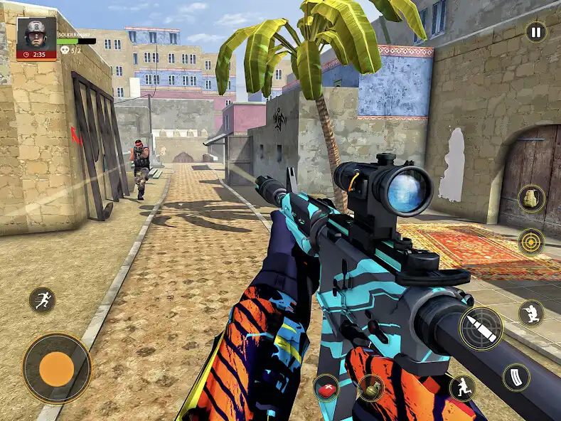 Play Tactical Ops：Gun Games as an online game Tactical Ops：Gun Games with UptoPlay