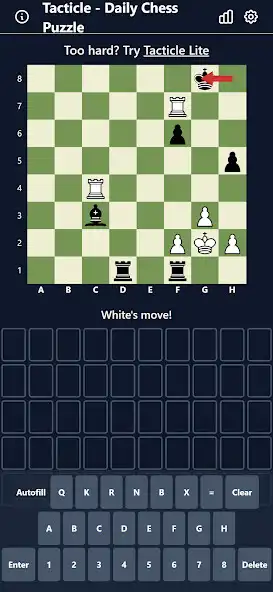 Play Tacticle - Daily Chess Puzzle and enjoy Tacticle - Daily Chess Puzzle with UptoPlay Play Tacticle - Daily Chess Puzzle and enjoy Tacticle - Daily Chess Puzzle with UptoPlay