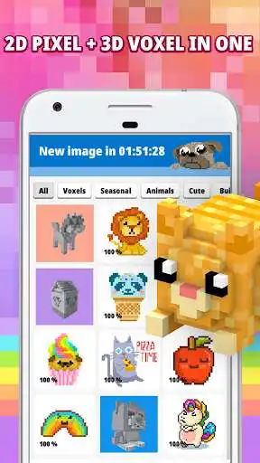 Play APK TaDaa: Color by Number Pixel Coloring Art + Voxel  and enjoy TaDaa: Color by Number Pixel Coloring Art + Voxel using Ap