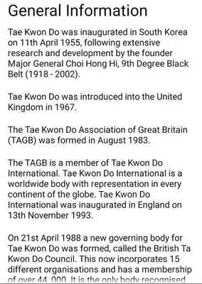 Play Taekwon-do Theory.