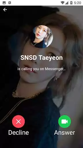 Play Taeyeon SNSD Video Call and Wallpaper as an online game Taeyeon SNSD Video Call and Wallpaper with UptoPlay