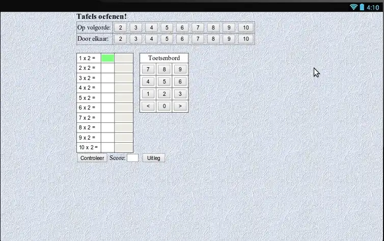 Play Tafels oefenen as an online game Tafels oefenen with UptoPlay