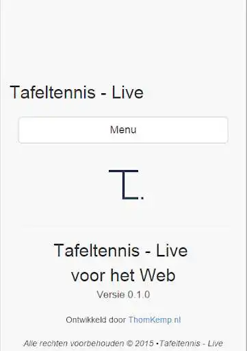 Play Tafeltennis Live as an online game Tafeltennis Live with UptoPlay