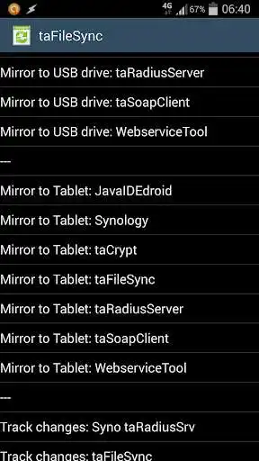 Play taFileSync