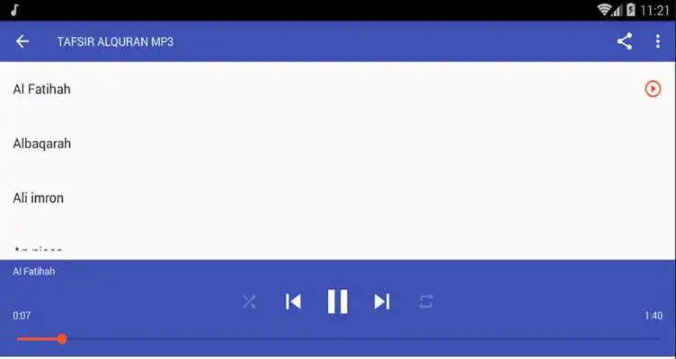 Play TAFSIR ALQURAN MP3