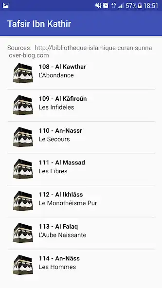 Play Tafsir Ibn Kathir (Français) as an online game Tafsir Ibn Kathir (Français) with UptoPlay