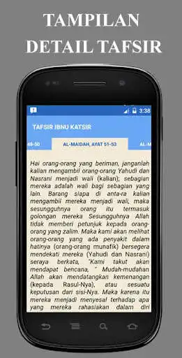 Play Tafsir Ibnu Katsir Indonesia as an online game Tafsir Ibnu Katsir Indonesia with UptoPlay