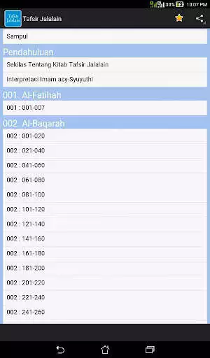 Play APK Tafsir Jalalain  and enjoy Tafsir Jalalain with UptoPlay com.Syaban.TafsirJalalain