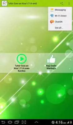 Play Tafsir Sura an Nisa (114-end) OFFLINE