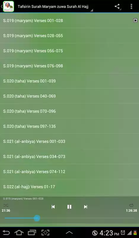 Play Tafsir Surah Maryam - Al Hajj