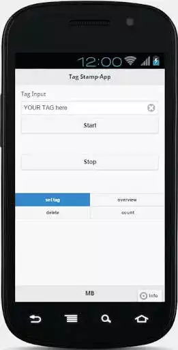 Play Tag Stamp App