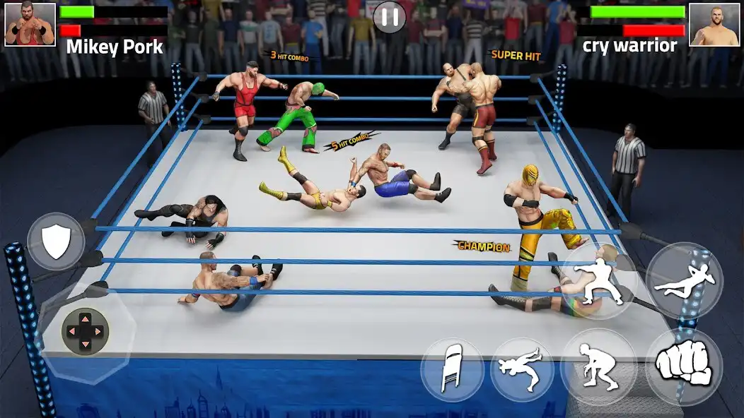 Play Tag Team Wrestling Game as an online game Tag Team Wrestling Game with UptoPlay