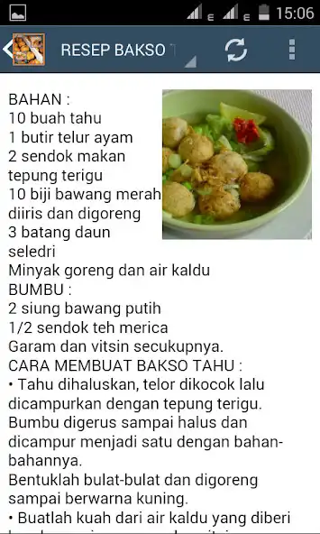 Play Tahu Bulat Resep Masakan as an online game Tahu Bulat Resep Masakan with UptoPlay