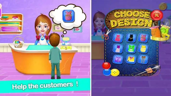 Play Tailor Stitch: Kids Tailor Dress Up Games