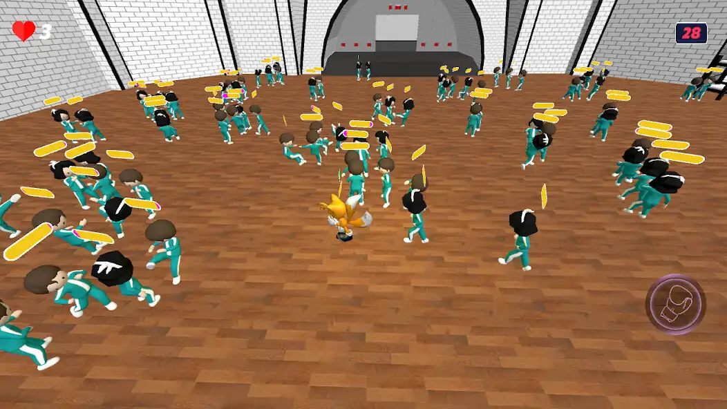Play Tails Plays Squid Challenge as an online game Tails Plays Squid Challenge with UptoPlay