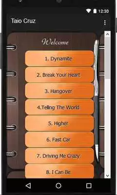 Play Taio Cruz Lyric Songs