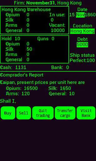 Play Taipan as an online game Taipan with UptoPlay