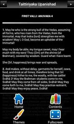 Play Taittiriyaka Upanishad FREE
