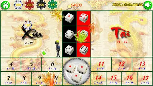 Play Tai Xiu 2020 as an online game Tai Xiu 2020 with UptoPlay