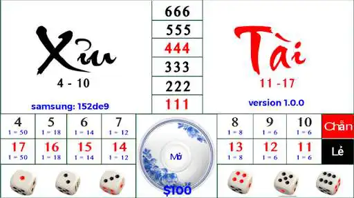 Play Tai xiu Dan gian as an online game Tai xiu Dan gian with UptoPlay