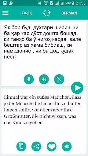Play Tajik German Translator