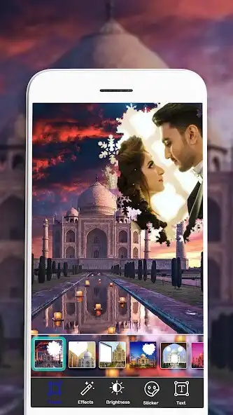 Play Taj Mahal Photo Editor Frames as an online game Taj Mahal Photo Editor Frames with UptoPlay