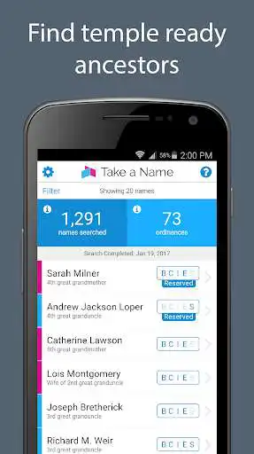 Play Take a Name LDS Family History  and enjoy Take a Name LDS Family History with UptoPlay