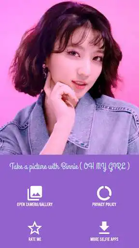 Play Take a picture with Binnie ( OH MY GIRL ) as an online game Take a picture with Binnie ( OH MY GIRL ) with UptoPlay