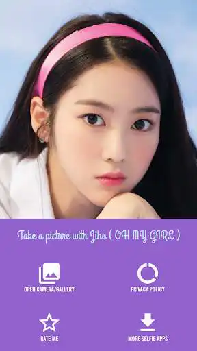 Play Take a picture with Jiho ( OH MY GIRL ) as an online game Take a picture with Jiho ( OH MY GIRL ) with UptoPlay