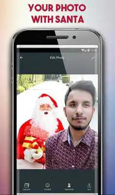Play Take a picture with Santa : Your photo with Santa