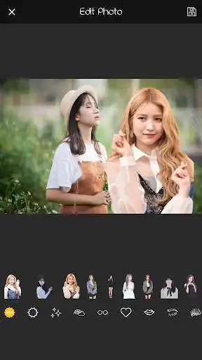 Play Take a picture with Sowon (GFriend) as an online game Take a picture with Sowon (GFriend) with UptoPlay
