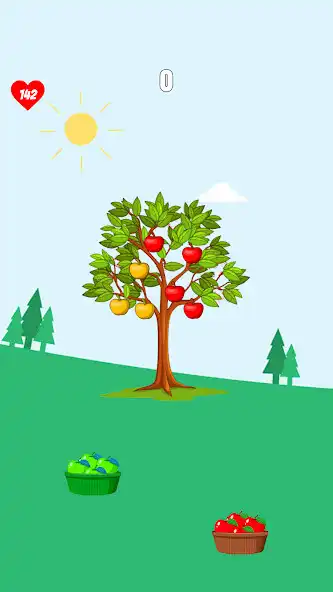 Play TakeApplesToBaskets as an online game TakeApplesToBaskets with UptoPlay