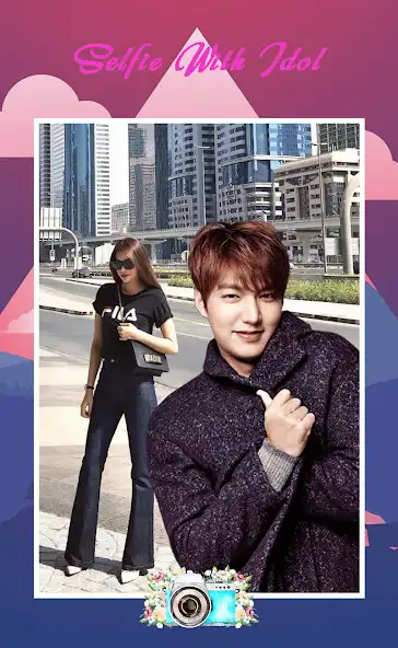 Play Take a selfie with Lee Min Ho as an online game Take a selfie with Lee Min Ho with UptoPlay