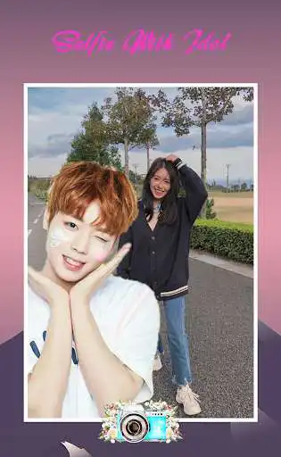 Play Take a selfie with Wanna One as an online game Take a selfie with Wanna One with UptoPlay