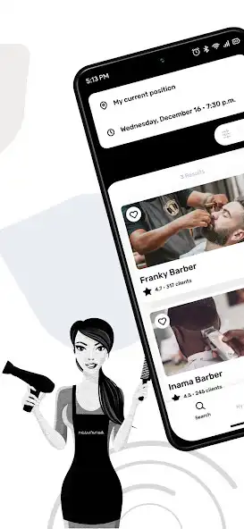 Play Takehair: book a hairdresser as an online game Takehair: book a hairdresser with UptoPlay