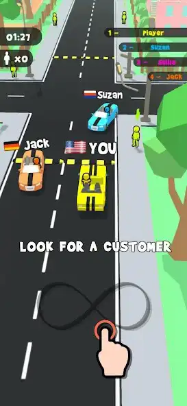 Play Taksi.io as an online game Taksi.io with UptoPlay