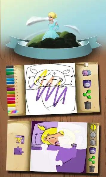 Play Tales  interactive book - Cinderella as an online game Tales  interactive book - Cinderella with UptoPlay