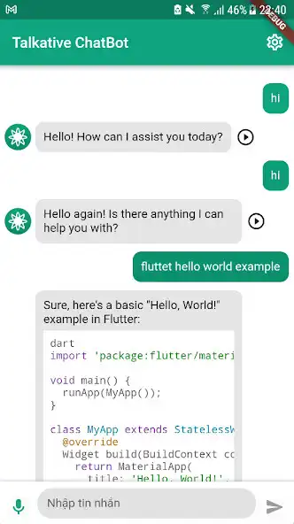 Play Talkative ChatBot  and enjoy Talkative ChatBot with UptoPlay