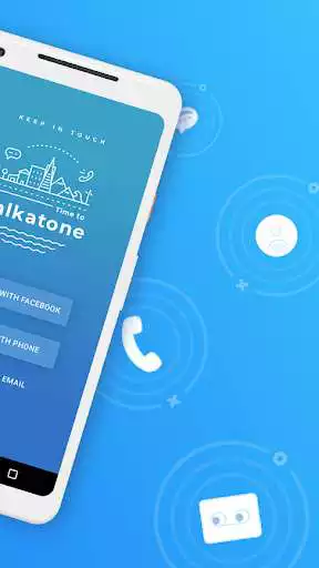 Play Talkatone: Texting  Calling as an online game Talkatone: Texting  Calling with UptoPlay