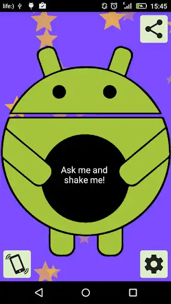 Play Talking Android Magic Ball
