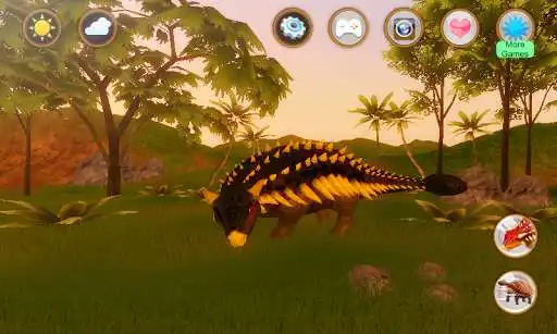 Play Talking Ankylosaurus as an online game Talking Ankylosaurus with UptoPlay
