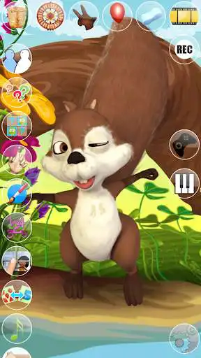 Play Talking Baby Squirrel