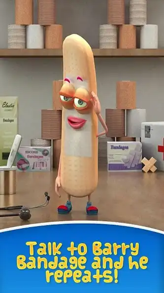 Play Talking Barry Bandage as an online game Talking Barry Bandage with UptoPlay