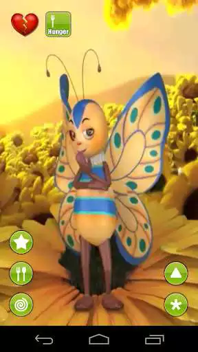 Play Talking Beth Butterfly as an online game Talking Beth Butterfly with UptoPlay