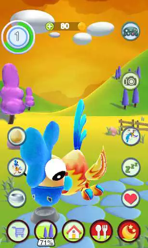 Play Talking Bird as an online game Talking Bird with UptoPlay