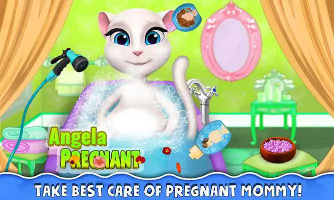 Play Talking Cat Pregnant Mommy