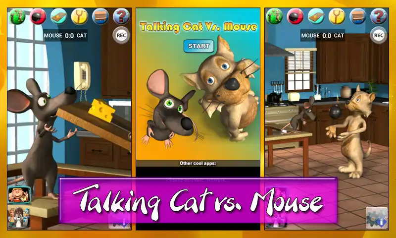 Play Talking Cat Vs. Mouse Deluxe  and enjoy Talking Cat Vs. Mouse Deluxe with UptoPlay