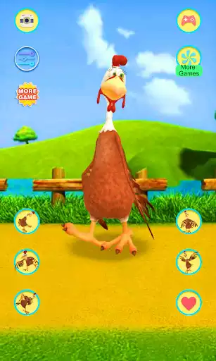 Play Talking Chicken  and enjoy Talking Chicken with UptoPlay